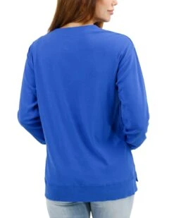 Original Essentials Cobalt Long Sleeve Tee -Active Aura Shop OriginalEssentialsLongSleeveTee Colbalt 4