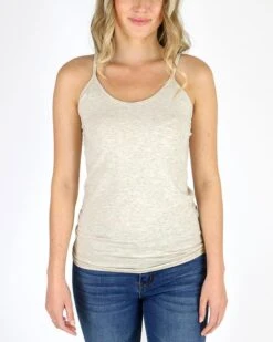 Perfect Fit Spaghetti Strap Tank -Active Aura Shop PFT spaghettistrap oatmeal 8c8c8af7 bb4b 423f a2f8 ad14a172e07a