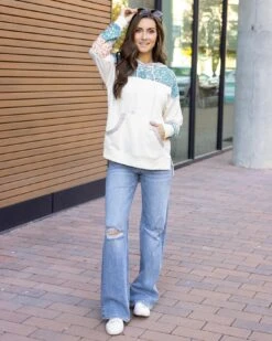 Patchwork Ivory Hoodie 14 Patchwork Ivory Hoodie -Active Aura Shop PatchworkHoodie Ivory 5