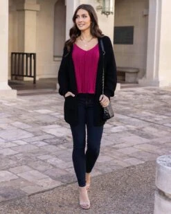 Pleated Deep Berry Tank Top - FINAL SALE -Active Aura Shop PleatedTankTop DarkBerry 2