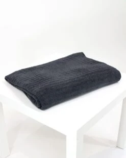 Plush Charcoal Bambü Blanket -Active Aura Shop PlushBambuBlanket Charocal 1