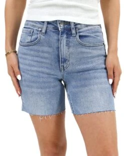 Premium Mid-Wash 5" Shorts -Active Aura Shop Premium5inShorts LightWash 1