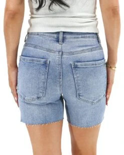 Premium Mid-Wash 5" Shorts -Active Aura Shop Premium5inShorts LightWash 2