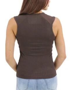 The Prettiest Neckline Perfect Fit Top In Brown -Active Aura Shop PrettiestNecklineTop 2 1