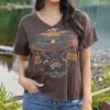 Relaxed Fit V-Neck Graphic Tee - Roam Free -Active Aura Shop RelaxedFitVNeckGraphicTee RoamFree 7 98442fd1 089a 4911 9b74 39b34984ef7e