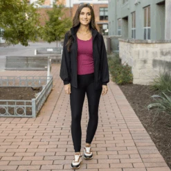 Full Length RePurposed Live-In Leggings In Black -Active Aura Shop RepurposedLiveInLeggings FullLength Black 8