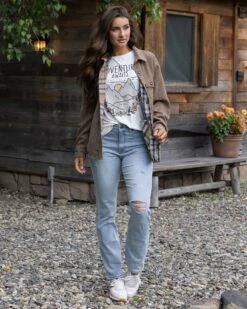 Reversible Tan/Olive Plaid Corduroy Shacket -Active Aura Shop ReversibleCorduroyShacket TanOlivePlaid 14