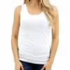 Perfect Fit Tank In White -Active Aura Shop ReversiblePerfectFitTank White Long 1