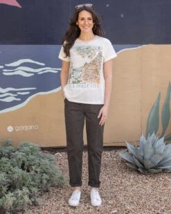 Rolled Sleeve Graphic Tee - La Dolce Vita -Active Aura Shop RolledSleeveGraphicTee LaDolceVita 5