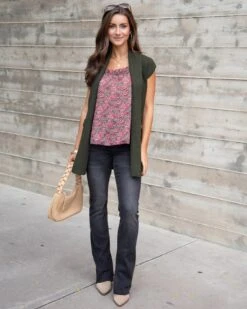 Ruffled Swing Watercolor Cami -Active Aura Shop RuffleSwingCami Watercolor 7