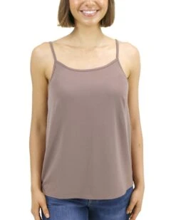 Taupe Scoop Neck Cami -Active Aura Shop ScoopNeckCami Taupe 1 1