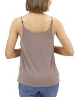 Taupe Scoop Neck Cami -Active Aura Shop ScoopNeckCami Taupe 2 1