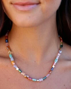 Multicolor Sea Glass Necklace