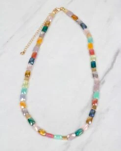 Multicolor Sea Glass Necklace -Active Aura Shop SeaGlassNecklace 3