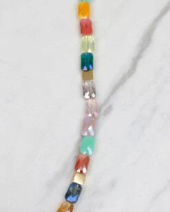 Multicolor Sea Glass Necklace -Active Aura Shop SeaGlassNecklace 4
