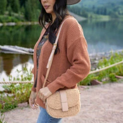 Sherpa Purse In Camel -Active Aura Shop SherpaPurse ad