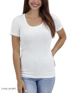 Short Sleeve Ivory Brami -Active Aura Shop ShortSleeveBrami HipLength Ivory 1 81a03167 6cb3 4a9c 809c 421de7d9fa81