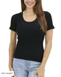 Short Sleeve Black Brami 16 Short Sleeve Black Brami -Active Aura Shop ShortSleeveBrami WaistLength Black 1 df5c372d 77ae 4eac 954a 4d2c9f8f04e7