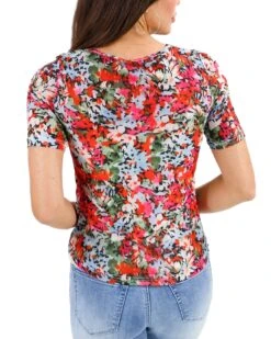 Short Sleeve Mesh Multi Top 19 Short Sleeve Mesh Multi Top -Active Aura Shop ShortSleeveMeshTop Multi 2