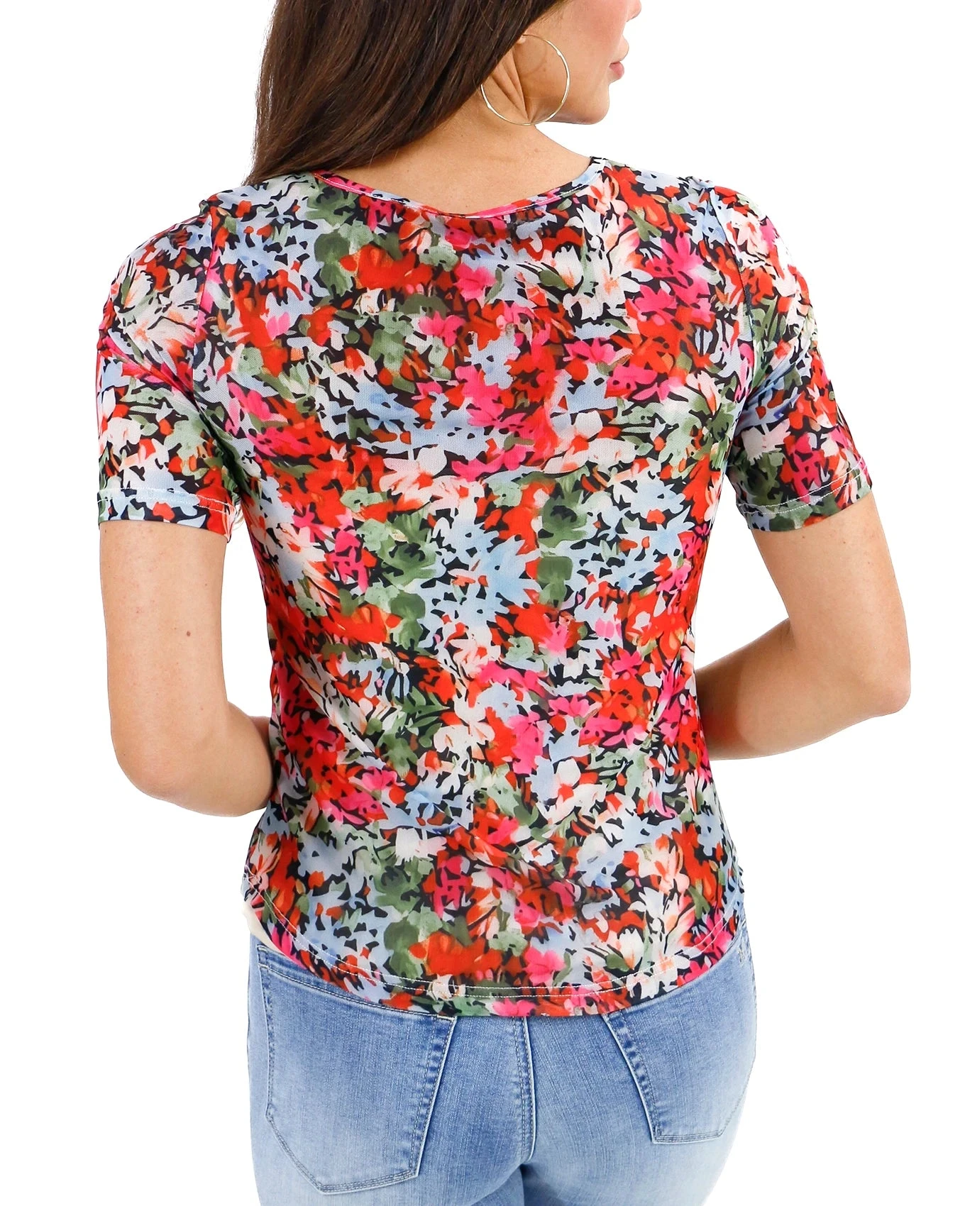 Short Sleeve Mesh Multi Top 11 Short Sleeve Mesh Multi Top - Image 9