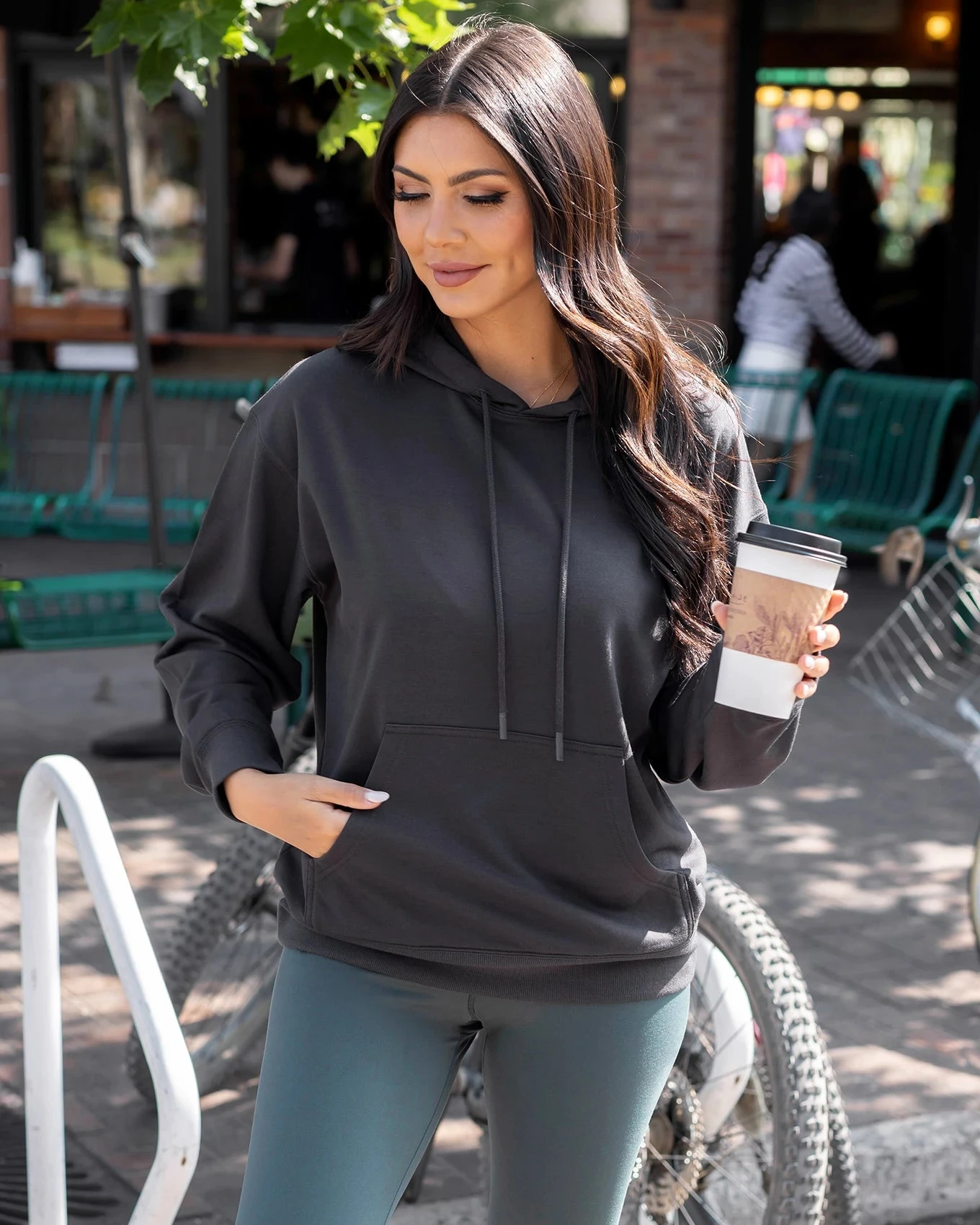 Signature Soft Vintage Black Oversized Hoodie 5 Signature Soft Vintage Black Oversized Hoodie - Image 3