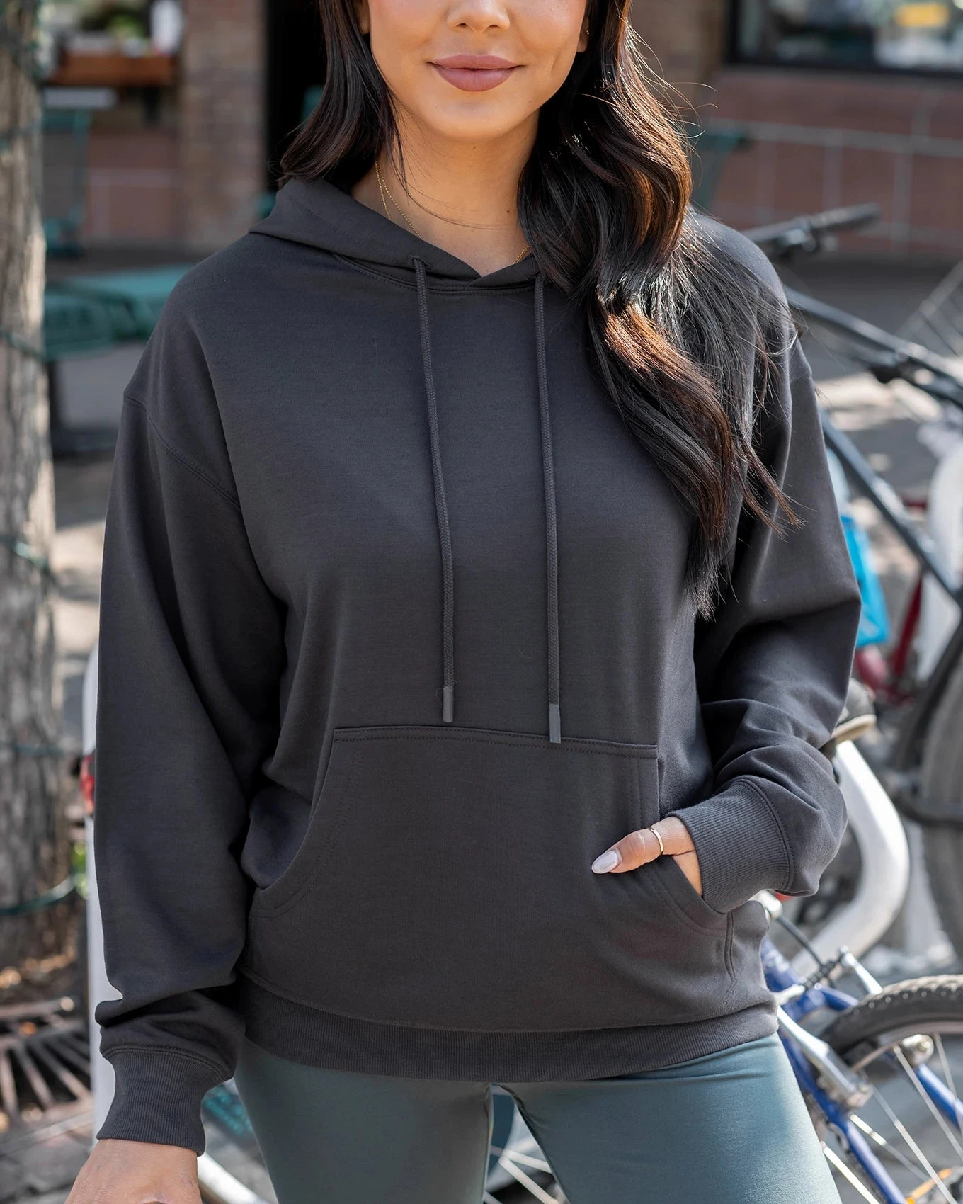 Signature Soft Vintage Black Oversized Hoodie 3 Signature Soft Vintage Black Oversized Hoodie