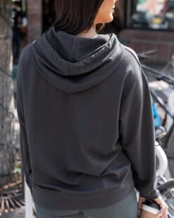 Signature Soft Vintage Black Oversized Hoodie 15 Signature Soft Vintage Black Oversized Hoodie -Active Aura Shop SignatureSoftOversizeHoodie VintageBlack 15