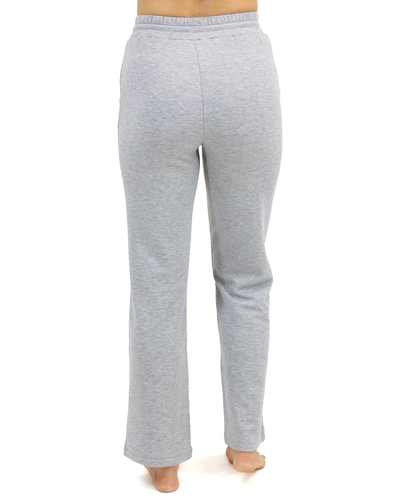 Signature Soft Mid-Heathered Grey Straight Leg Sweatpants 10 Signature Soft Mid-Heathered Grey Straight Leg Sweatpants - Image 8