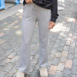 Signature Soft Mid-Heathered Grey Straight Leg Sweatpants 14 Signature Soft Mid-Heathered Grey Straight Leg Sweatpants -Active Aura Shop SignatureSoftStraightLegSweatpants Ad 2