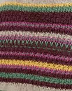 Slouchy Sleeveless Sweater Vest - FINAL SALE -Active Aura Shop SlouchySleevelessSweater MultiIntarsia 4