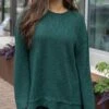 Slouchy Emerald Waffle Pullover -Active Aura Shop SlouchyWafflePullover Emerald 5 12e60caa 13a5 4d0e a316 22a33ee1a462