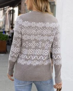 Bambü Snowflake Sweater -Active Aura Shop SnowflakeBambuSweater CaribouIvory 8 207bba18 b5eb 4e93 9794 583150155bfd