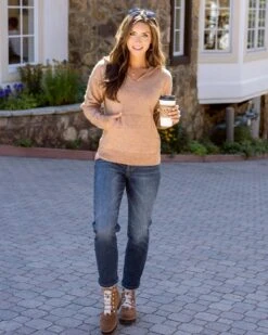 So Soft Camel Knit Sweater Hoodie -Active Aura Shop SoSoftKnitSweaterHoodie Camel 12