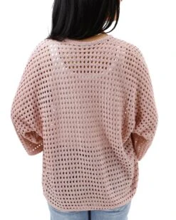 Springtime Light Pink Cocoon Cardigan -Active Aura Shop SpringTimeCocoonCardi LightPink 2