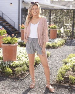 Springtime Light Pink Cocoon Cardigan -Active Aura Shop SpringTimeCocoonCardi LightPink 3