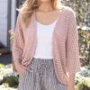Springtime Light Pink Cocoon Cardigan 2 Springtime Light Pink Cocoon Cardigan -Active Aura Shop SpringTimeCocoonCardi LightPink 5
