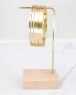 Stacked Bangles Gold -Active Aura Shop StackBangles Gold 1