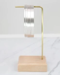 Stacked Bangles Silver -Active Aura Shop StackBangles Silver 2