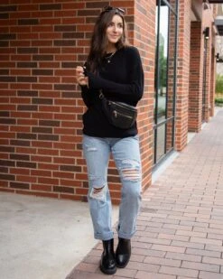 Stretch Mix Distressed Light-Wash 90's Jeans -Active Aura Shop StretchMix90sJeans Distressed LightWash 11