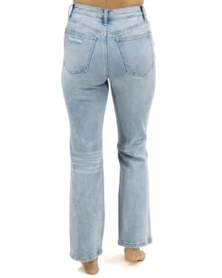 Stretch Mix Distressed Light-Wash 90's Jeans -Active Aura Shop StretchMix90sJeans Distressed LightWash 23