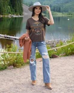 Stretch Mix Distressed Mid-Wash 90's Jeans -Active Aura Shop StretchMix90sJeans Distressed MidWash 15