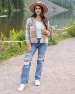 Stretch Mix Distressed Mid-Wash 90's Jeans -Active Aura Shop StretchMix90sJeans Distressed MidWash 7