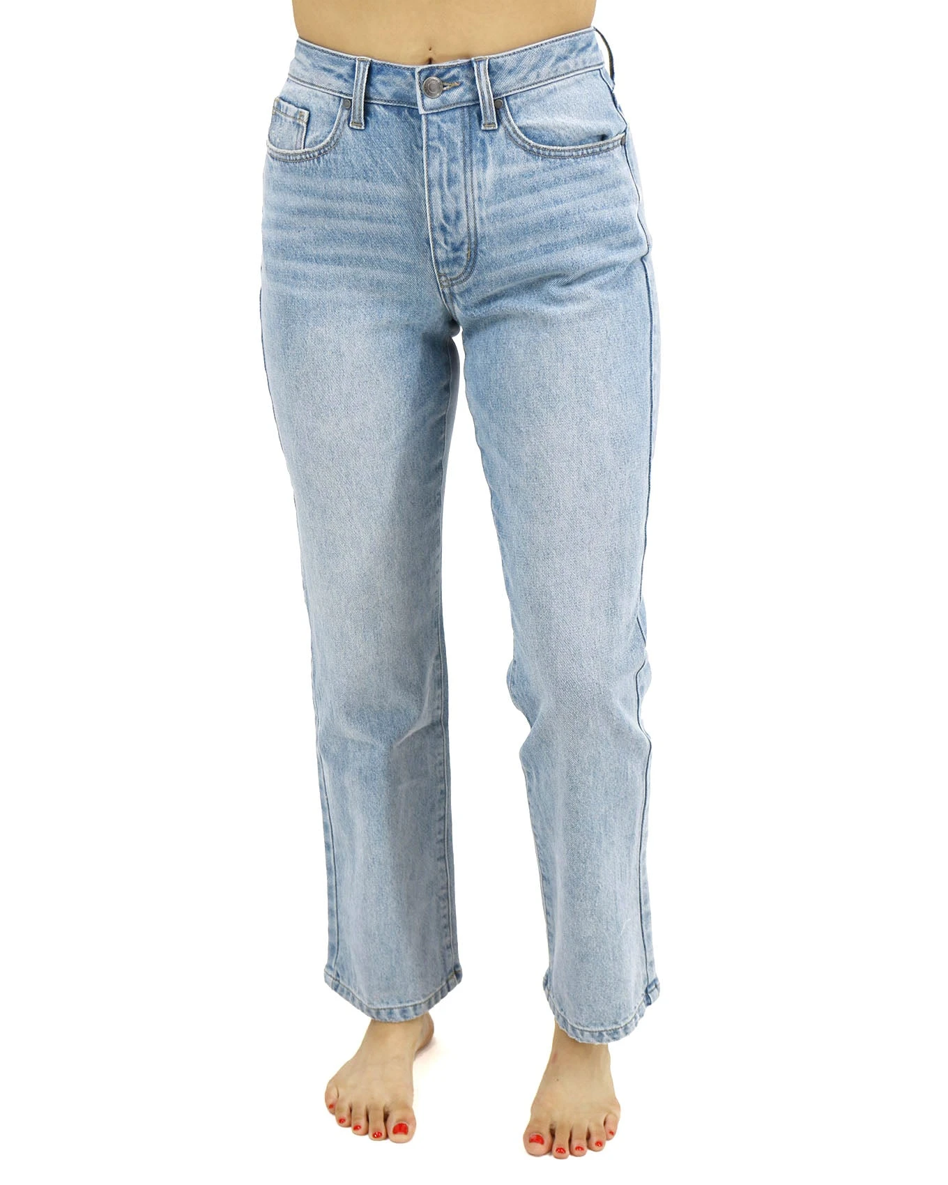 Stretch Mix Non-Distressed Light-Wash 90's Jeans 9 Stretch Mix Non-Distressed Light-Wash 90's Jeans - Image 7