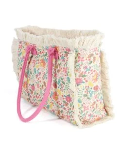 Summer Fringe Tote In Wild Flower -Active Aura Shop SummerFringeTote 19