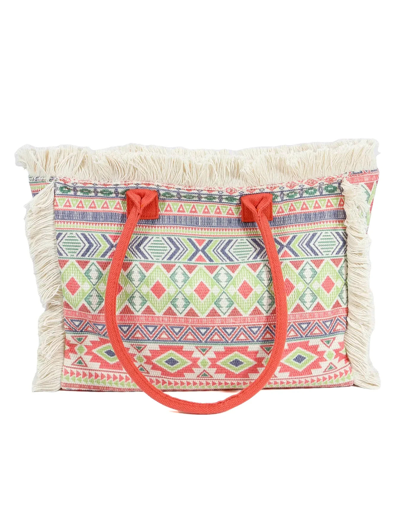 Summer Fringe Tote In Aztec 6 Summer Fringe Tote In Aztec - Image 4