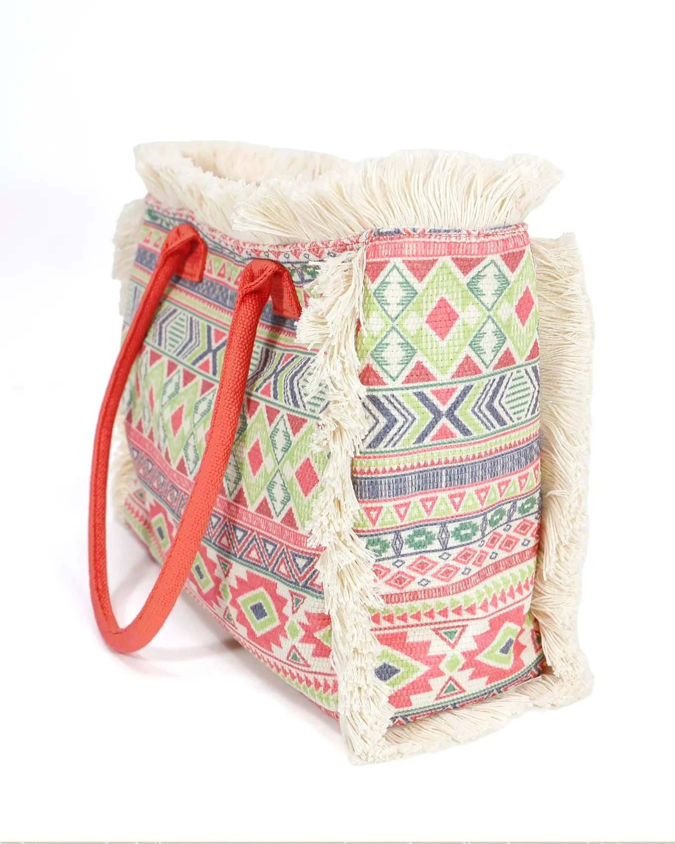 Summer Fringe Tote In Aztec 7 Summer Fringe Tote In Aztec - Image 5
