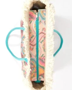 Summer Fringe Tote In Tapestry -Active Aura Shop SummerFringeTote 9