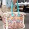 Summer Fringe Tote In Tapestry -Active Aura Shop SummerFringeTote Tapestry 3