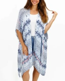 Summer Kimono In Navy -Active Aura Shop SummerKimono Navy 1