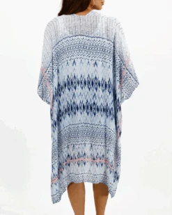 Summer Kimono In Navy -Active Aura Shop SummerKimono Navy 3